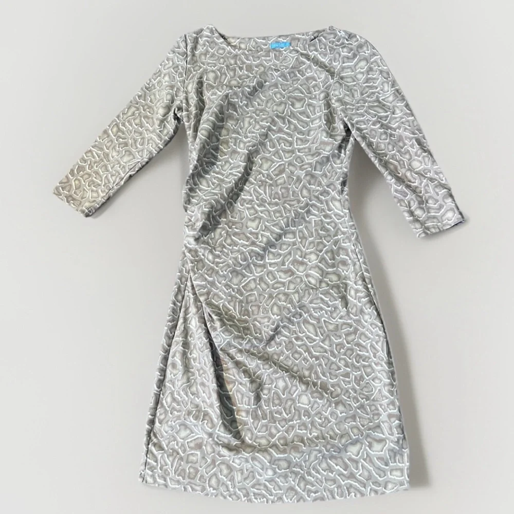 J.‎ McLaughlin Sage Sheath Dress Dark Grey Sz S $228 - Picture 4 of 11